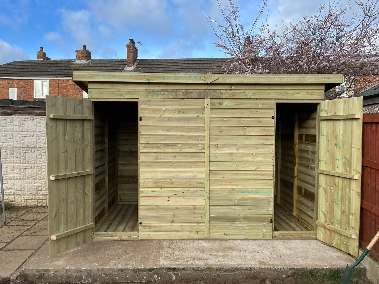 10 x 5 ft Double Shed with Pent Roof - Image 3