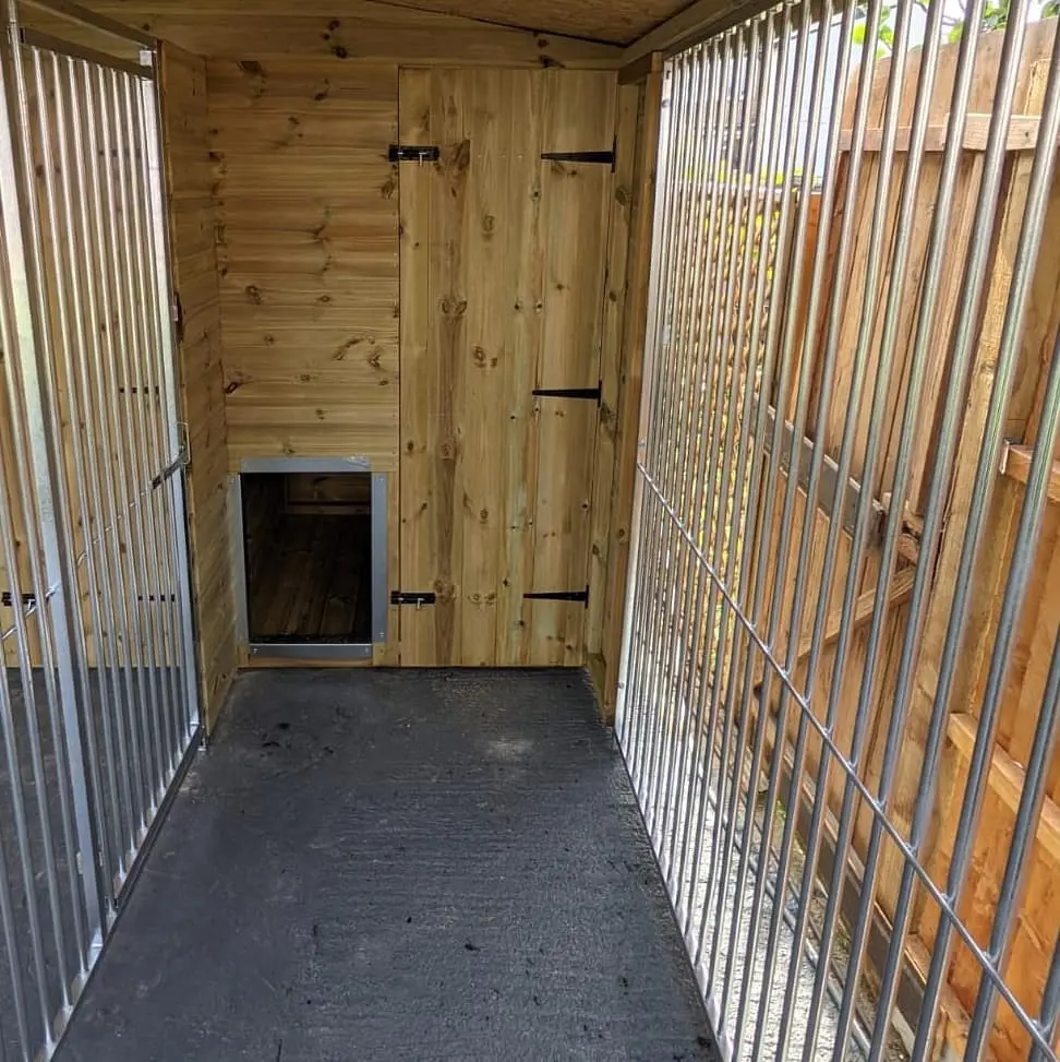 16 X 10 ft Four Bay Dog Kennel - Image 4