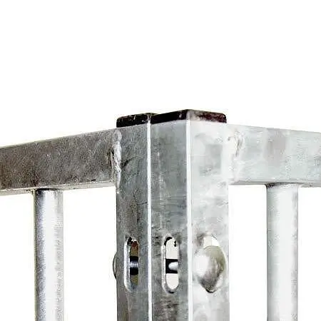 Dog Run Panel 1.0 x 1.84m - Left Door 5cm Gap - Heavy-Duty Galvanised - Image 7