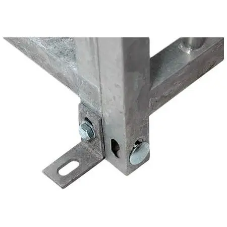 Dog Run Panel 2.0 x 1.84m - Left Door 5cm Gap - Heavy-Duty Galvanised - Image 6