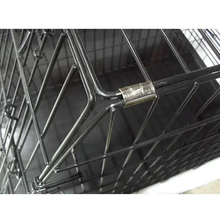 Dog Crate 3-Door Car Crate with Escape Hatch - Double with Divider - Image 4