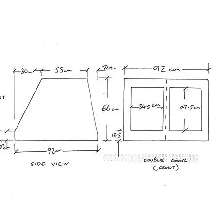 Dog Crate 3-Door Car Crate with Escape Hatch - Double with Divider - Image 6