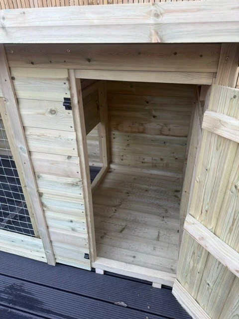 Benchmark 12 x 4ft Dog Kennel & Essential Animal House with Pent Roof - Durable, DIY Assembly, Weatherproof - Image 5