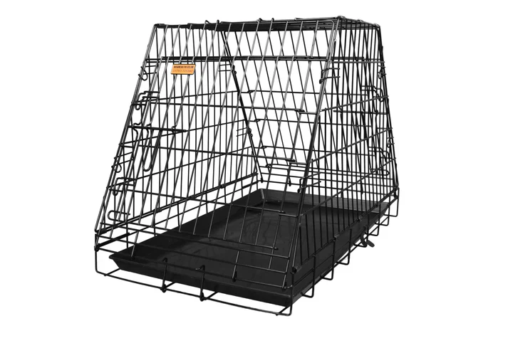 Dog Crate - 2-Door Car Crate with Escape Hatch - Half Boot Pyramid (Various Sizes) - Image 6
