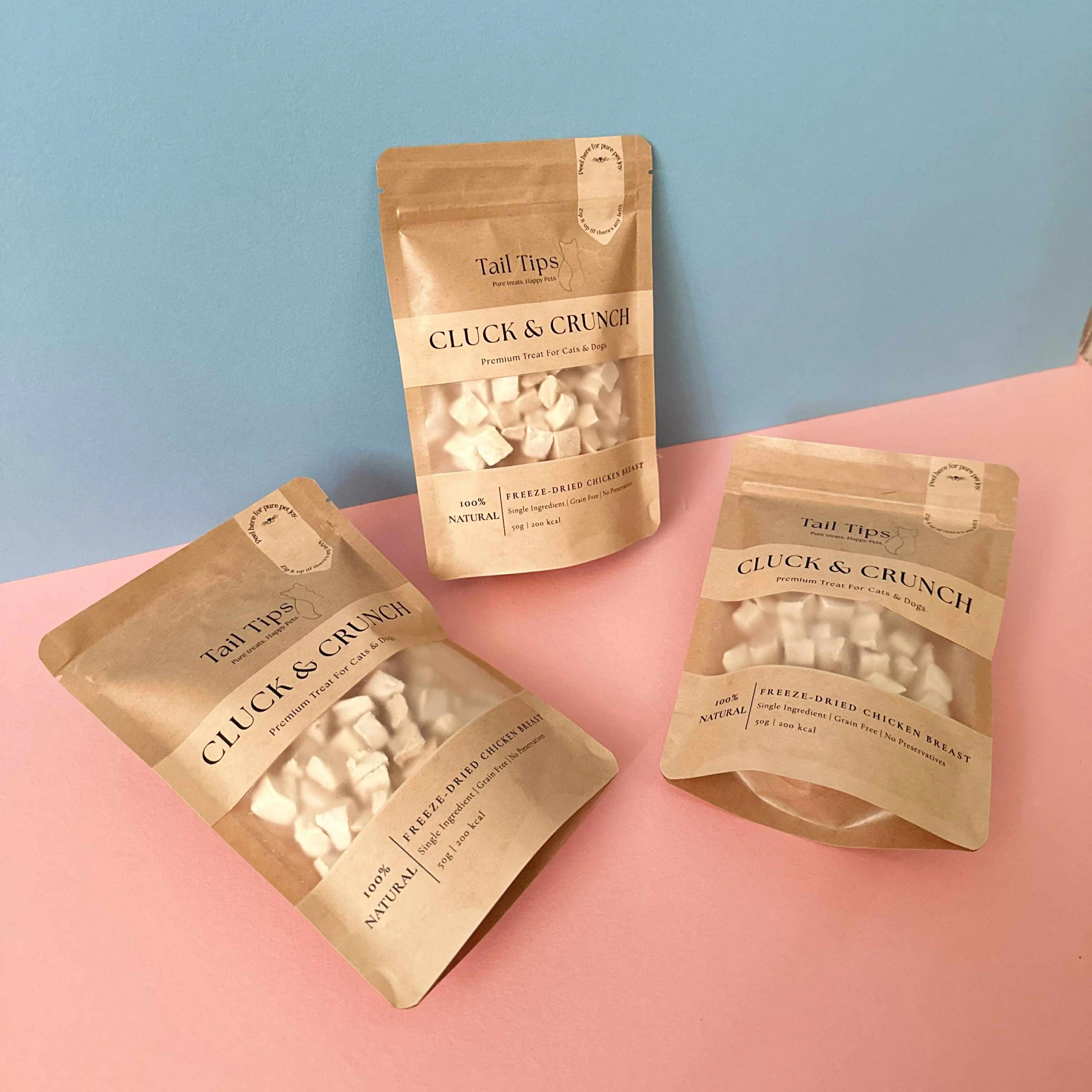 Cluck & Crunch - 100% Freeze-Dried Chicken Treats | Pure & Natural | Tail Tips UK - Image 5
