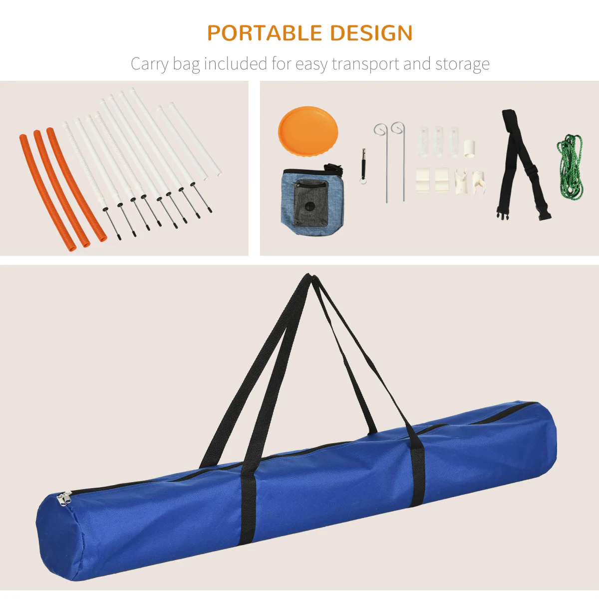 Dog Agility Equipment Obedience Training Set for Dogs - Multicoloured - Image 8