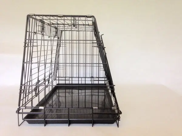 Dog Crate - 4-Door Car Crate with Escape Hatch - Double with Divider (Various Sizes) - Image 8