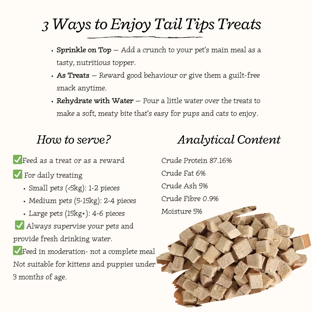 Ducky Delights - 100% Freeze-Dried Duck Treats | Novel Protein | Tail Tips UK - Image 4