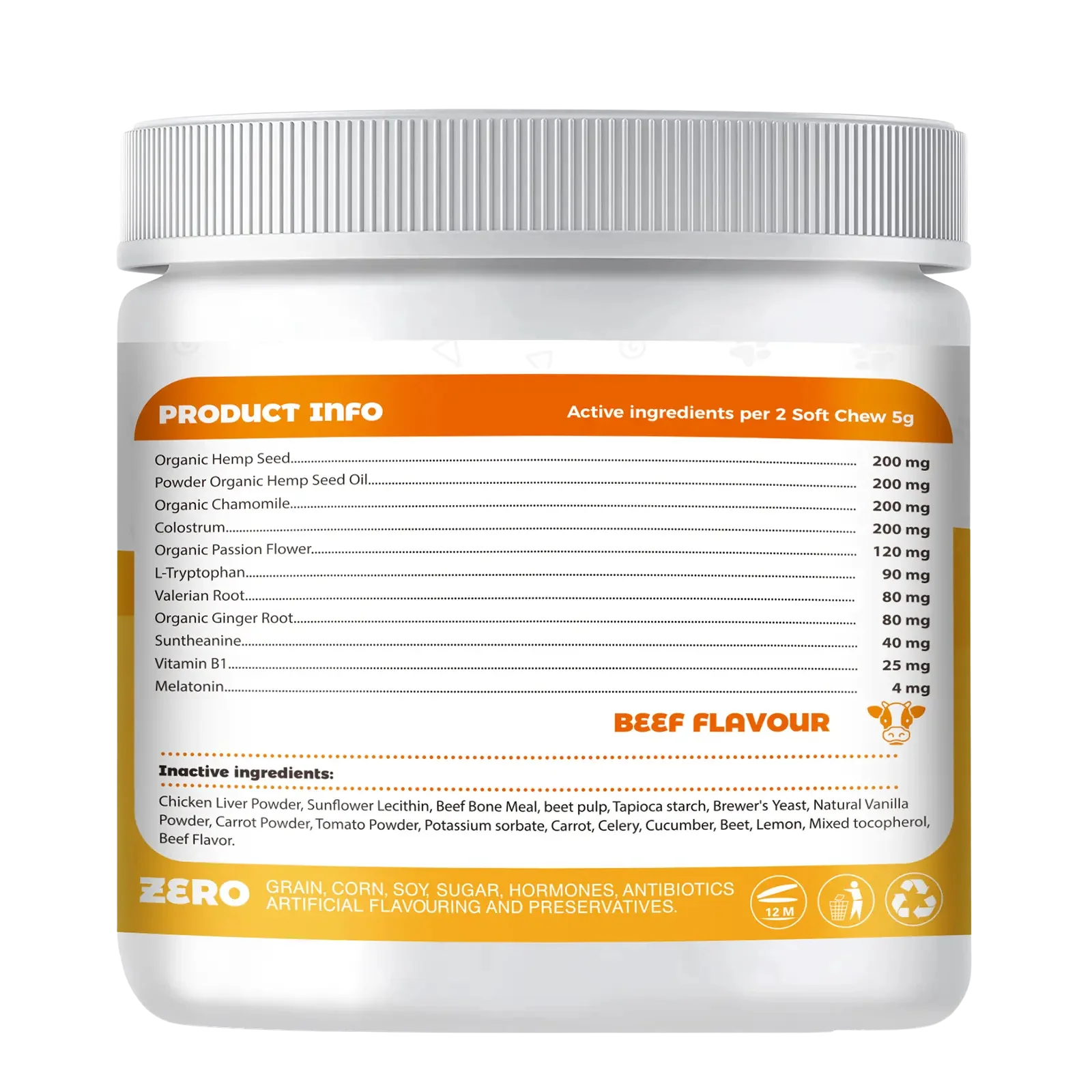 Natural Calming Chews for Dogs – Stress Relief, Anxiety & Relaxation Support - Image 3