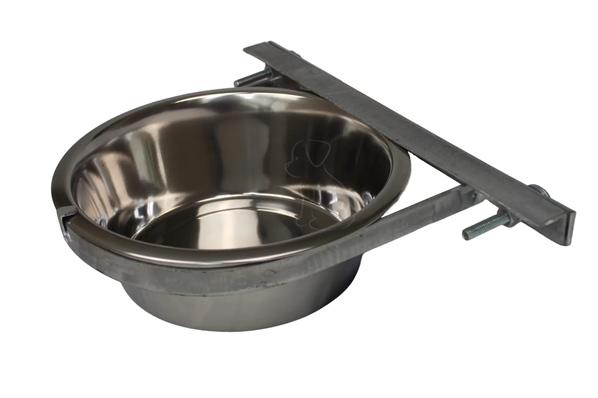 Dog Bowl Galvanised Bowl Holders with Bowls - Image 10