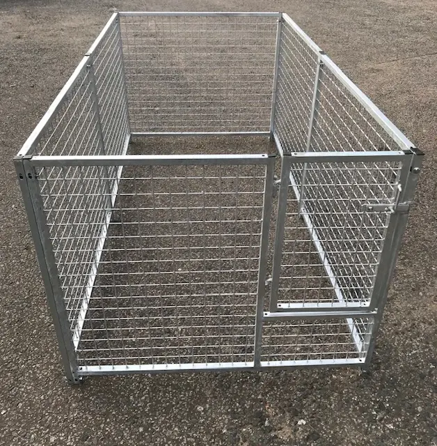 Dog Run - 2.4 x 1.2m Galvanised Puppy Pen - Image 6
