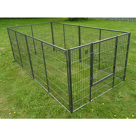 Dog Run - KT6 2.4 x 1.2m Steel Puppy Run - Image 4