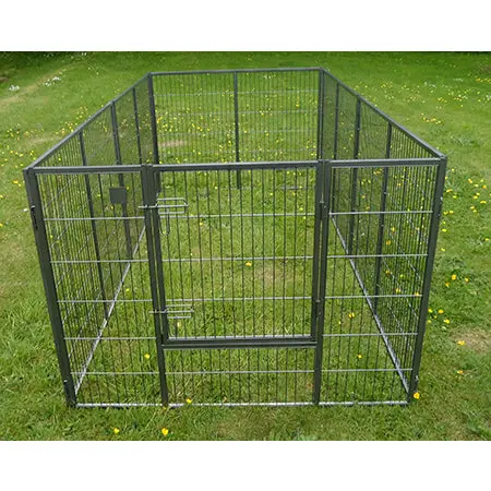 Dog Run - KT6 2.4 x 1.2m Steel Puppy Run - Image 6