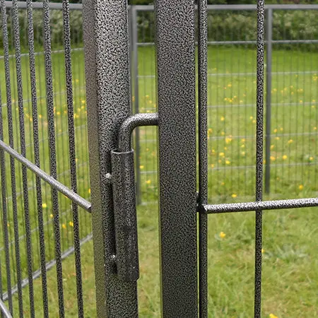 Dog Run - KT6 2.4 x 1.2m Steel Puppy Run - Image 8