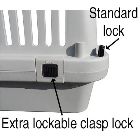 Airline Approved Pet Carriers Dog Petmode Plastic Pet Carriers - IATA Compliant (Various Sizes) - Image 6