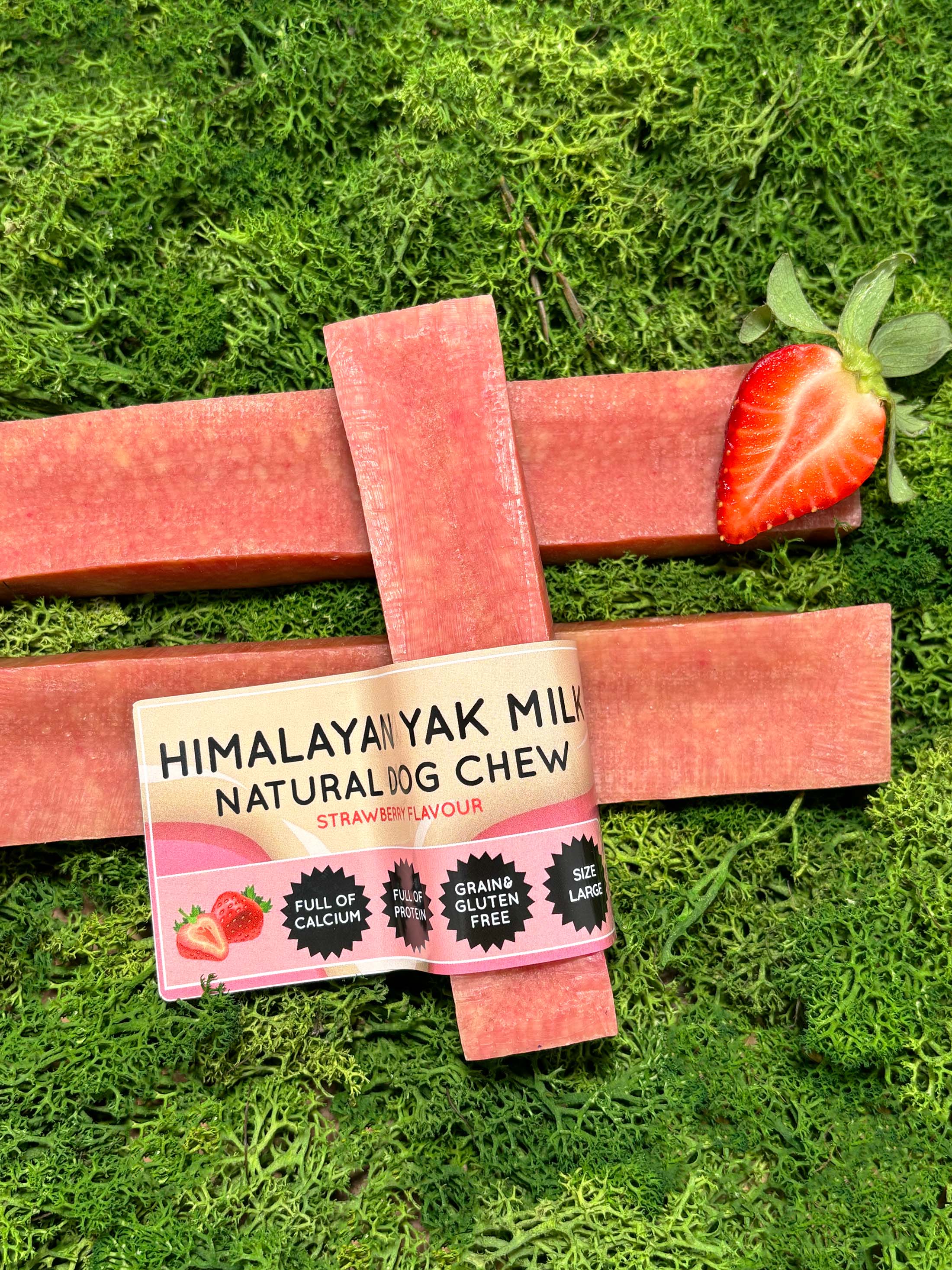 Strawberry Yak Dog Chew - Image 4